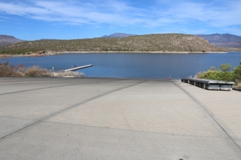 Camping in Windy Hill Recreation Site on Roosevelt Lake-Arizona