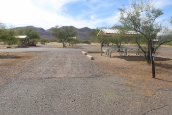 Camping in Windy Hill Recreation Site on Roosevelt Lake-Arizona