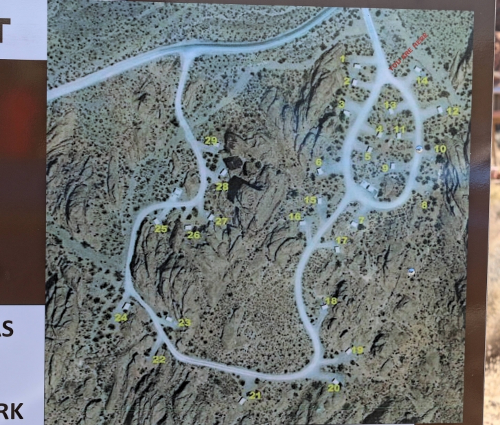 Camping in Arch Rock Campground part of Valley of Fire State Park - Nevada.