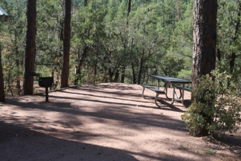 Camping at Christopher Creek Campground - Arizona