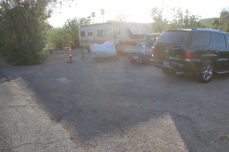Camping at Callville Bay Campground by Lake Meade