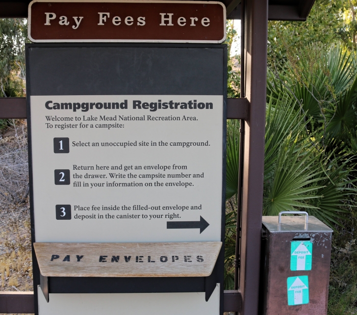 Camping at Callville Bay Campground by Lake Meade