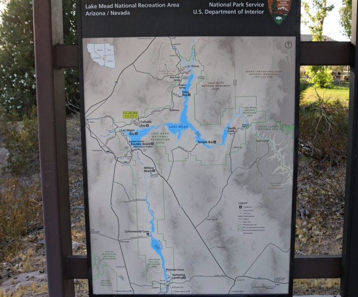 Camping at Callville Bay Campground by Lake Meade