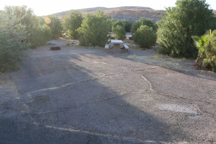Camping at Callville Bay Campground by Lake Meade
