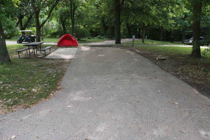 Camping at Eugene T Mahoney State Park in Nebraska