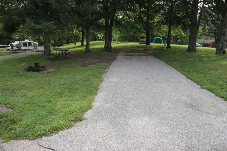 Camping at Eugene T Mahoney State Park in Nebraska