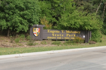 Camping at Eugene T Mahoney State Park in Nebraska