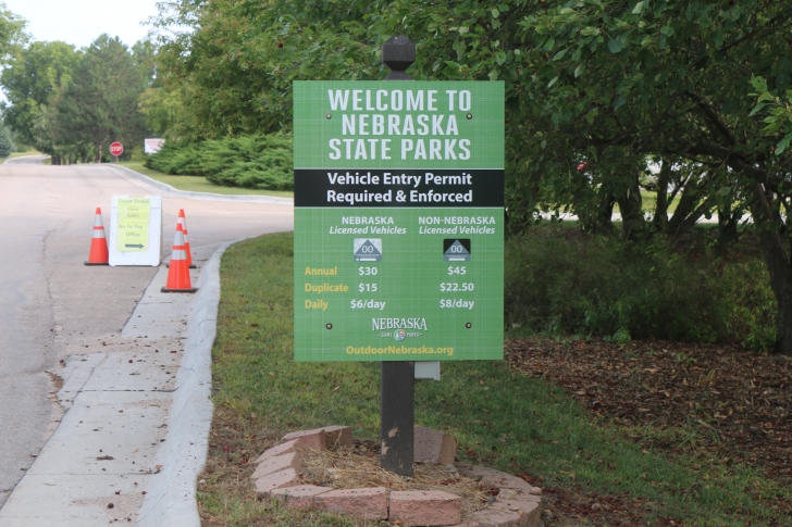 Camping at Eugene T Mahoney State Park in Nebraska