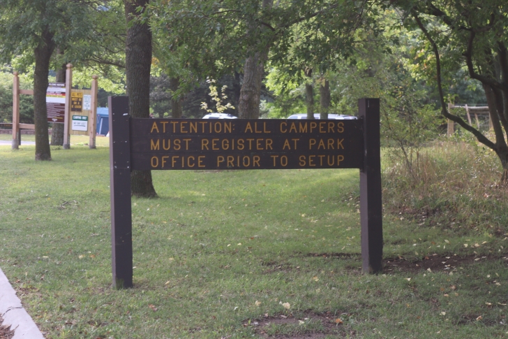 Camping at Eugene T Mahoney State Park in Nebraska