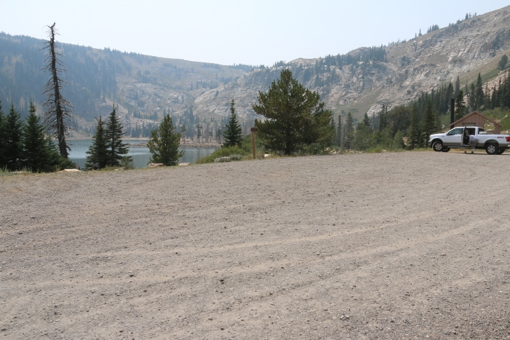 Camping at Lake Cleveland in South Central Idaho