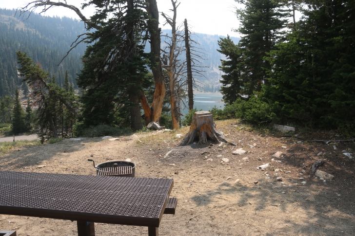 Camping at Lake Cleveland in South Central Idaho