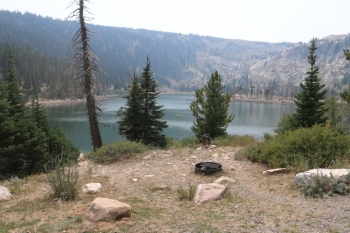 Camping at Lake Cleveland in South Central Idaho Picnicking