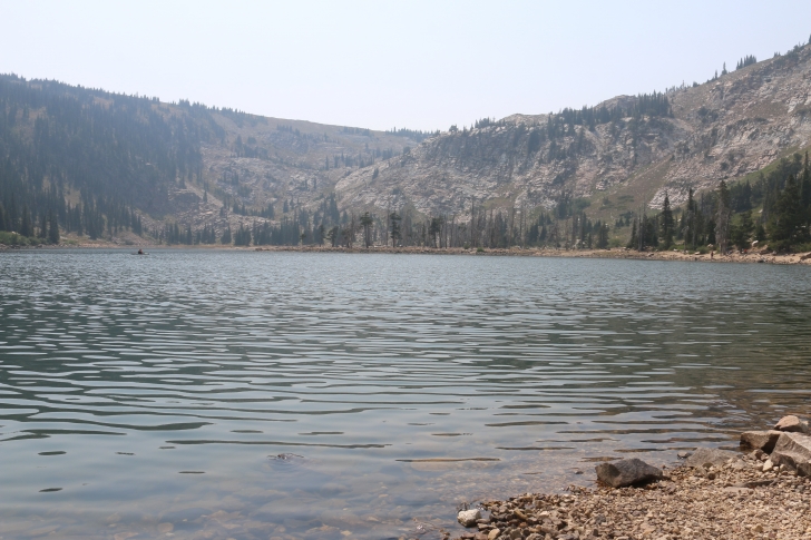 Camping at Lake Cleveland in South Central Idaho