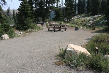 Camping at Lake Cleveland in South Central Idaho Campsites