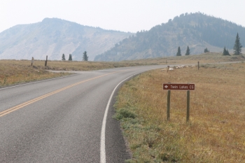 Camping at Twin Lakes Campground in South Central Idaho.