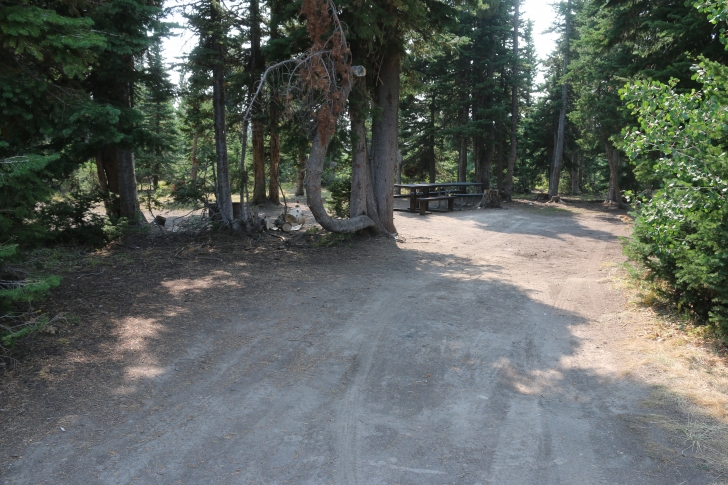 Camping at Twin Lakes Campground in South Central Idaho.