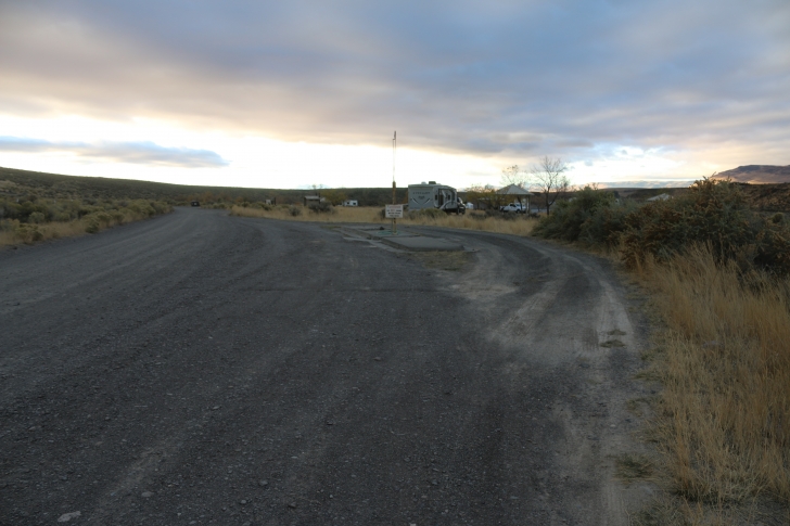 Camping at the Lud Drexler Park on the Salmon Falls Creek Reservoir