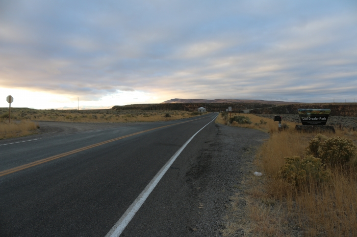 Camping at the Lud Drexler Park on the Salmon Falls Creek Reservoir