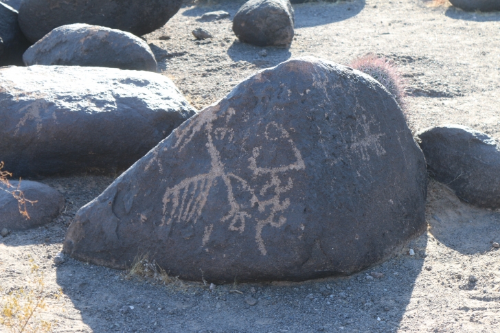 Camping at Painted Rock Campground and Petroglyph site.