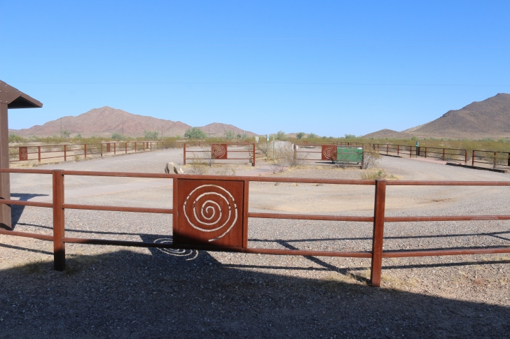 Camping at Painted Rock Campground and Petroglyph site.