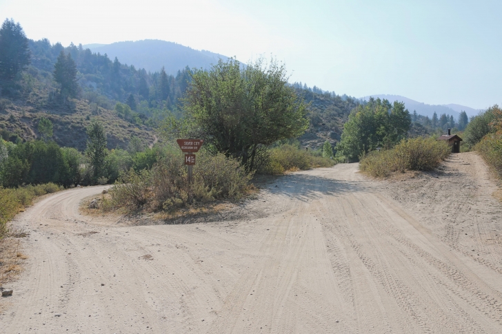 Camping at Silver City Recreation Site near historic Silver City Idaho.