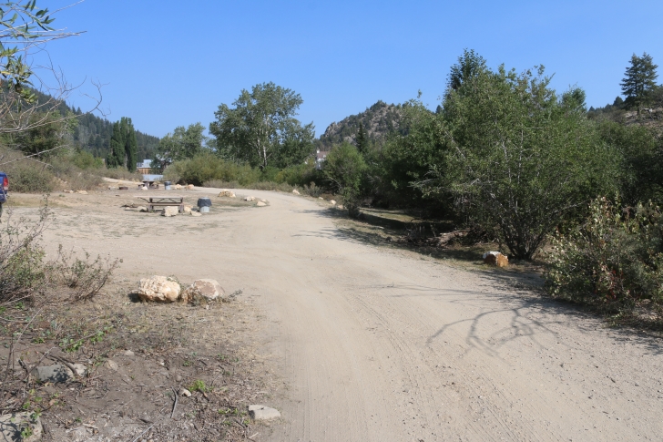 Camping at Silver City Recreation Site near historic Silver City Idaho.