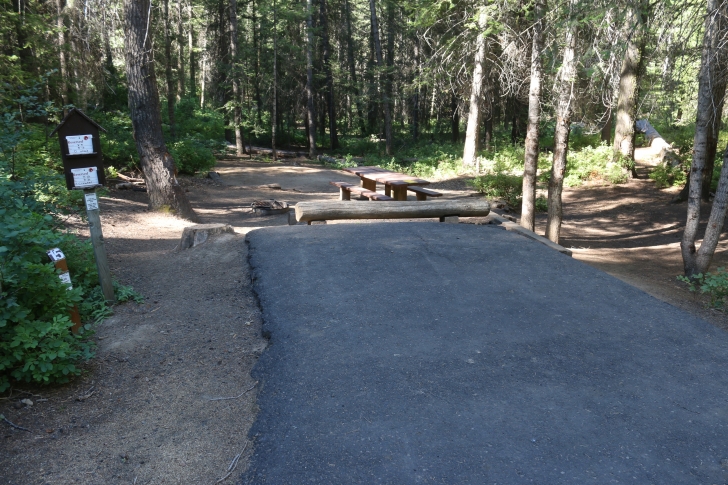 Camping in Antelope campground on Sagehen Reservoir.