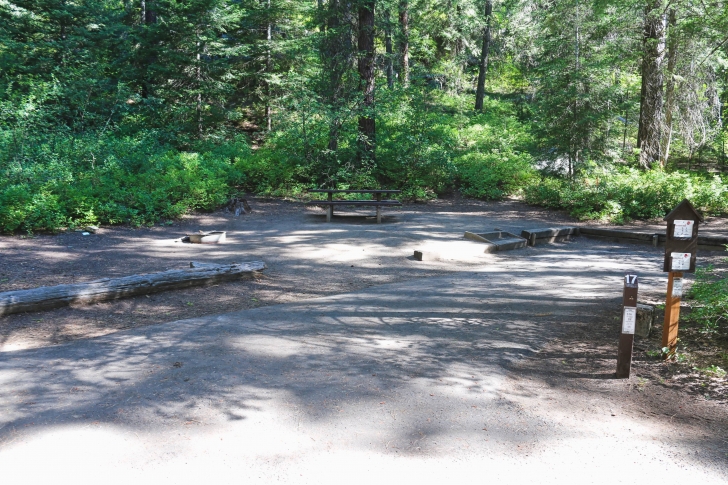 Camping in Antelope campground on Sagehen Reservoir.