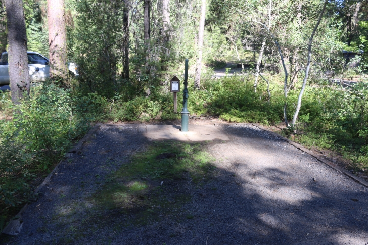 Camping in Antelope campground on Sagehen Reservoir.