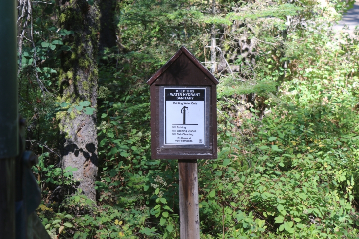 Camping in Antelope campground on Sagehen Reservoir.