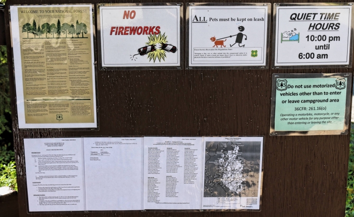 Camping in Antelope campground on Sagehen Reservoir.