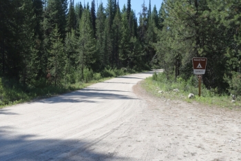 Camping at Barneys Campground near Deadwood Reservoir.