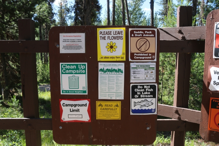 Camping at Barneys Campground on Deadwood Reservoir in Idaho.