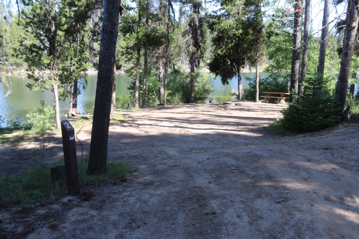 Camping at Barneys Campground on Deadwood Reservoir in Idaho.