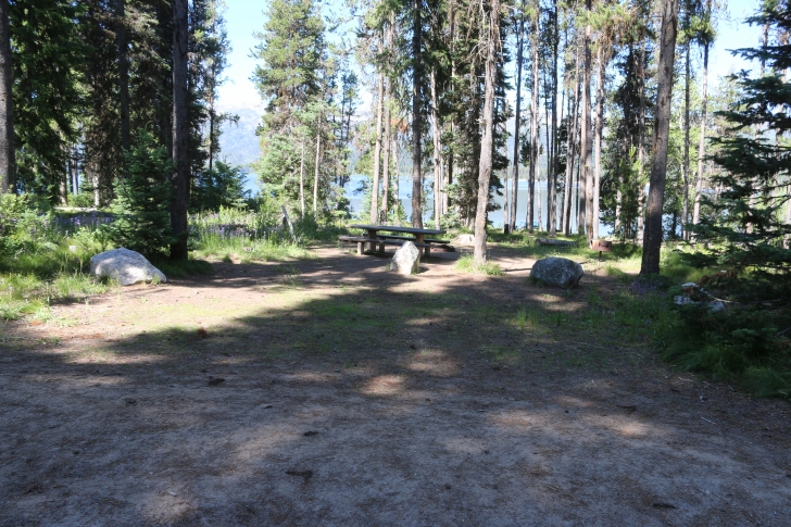 Camping at Barneys Campground on Deadwood Reservoir in Idaho.