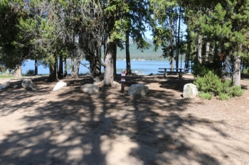 Camping at Barneys Campground near Deadwood Reservoir.