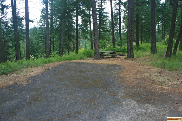 Bells Bay Campground on Lake Coeur d'Alene.