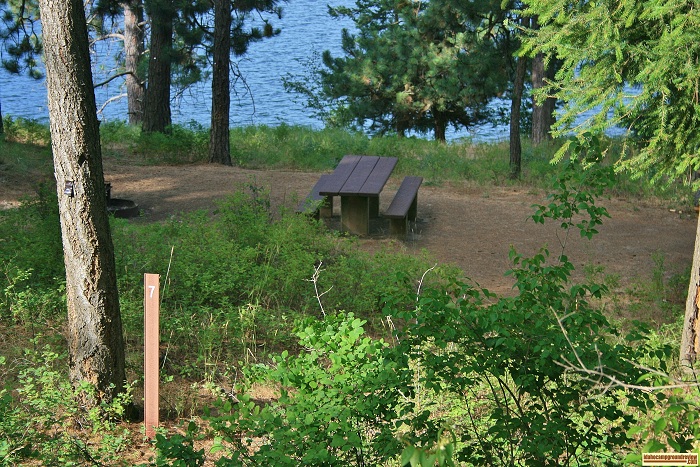 Bells Bay Campground on Lake Coeur d'Alene.