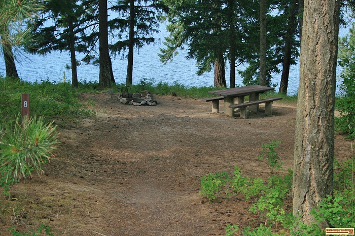 Bells Bay Campground on Lake Coeur d'Alene.