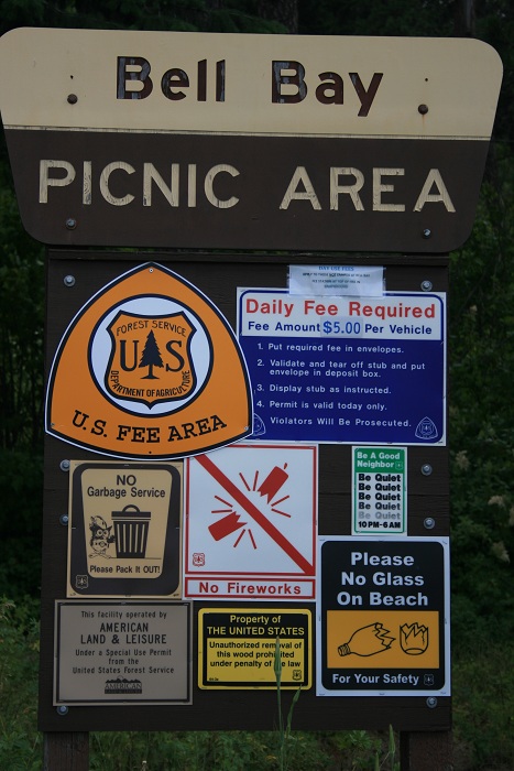 Bells Bay Campground on Lake Coeur d'Alene.