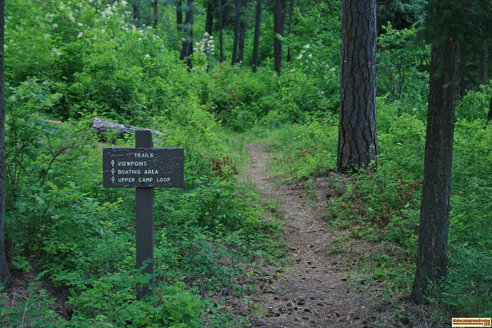 Bells Bay Campground on Lake Coeur d'Alene.