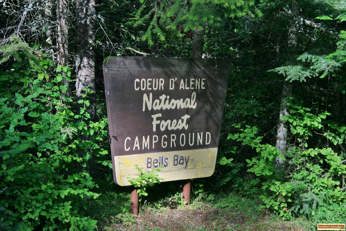Bells Bay Campground on Lake Coeur d'Alene.