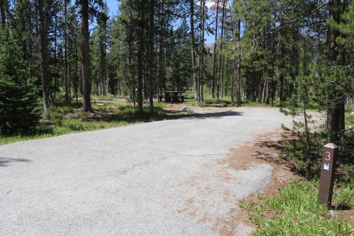 Camping at Bench Creek Campground near the Sawtooth Mountains