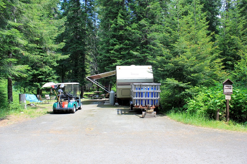 Big Hank Campground on the Coeur d'Alene River