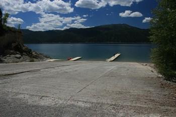Blowout Campground on Palisades Reservoir.
