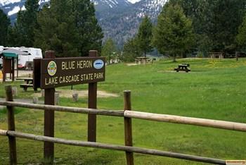 Blue Heron Campground part of Lake Cascade State Park.