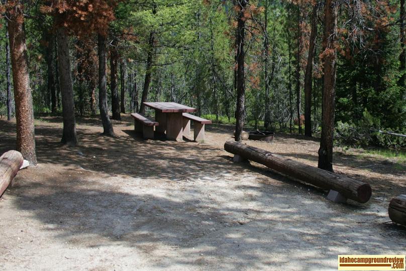 Boundary Creek Campground tent /rv camping site