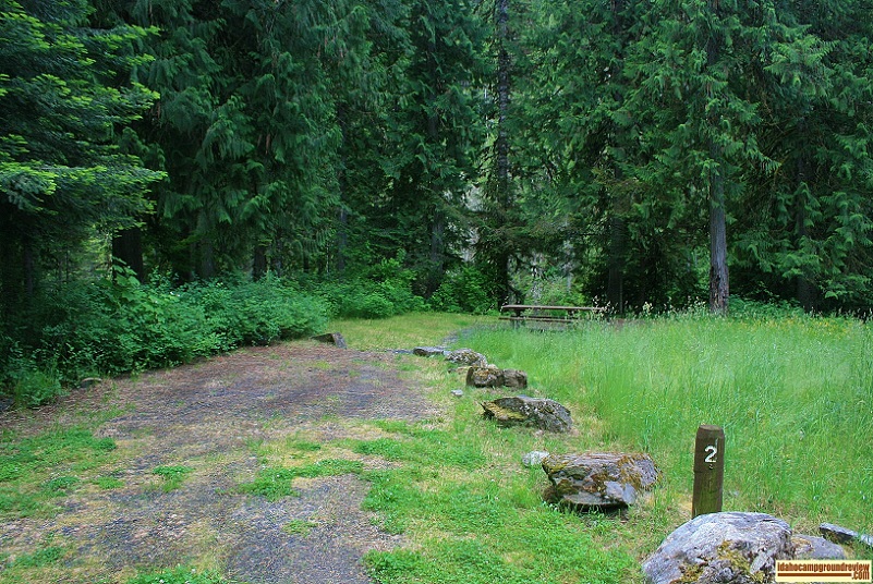 Boyd Creek Campground site 2