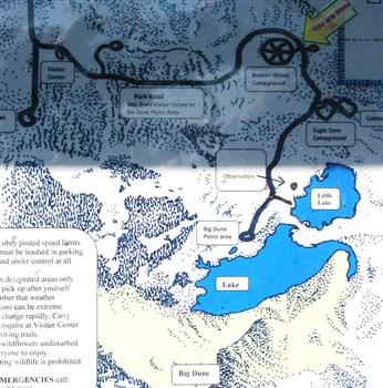 map of bruneau dunes state park near bruneau idaho