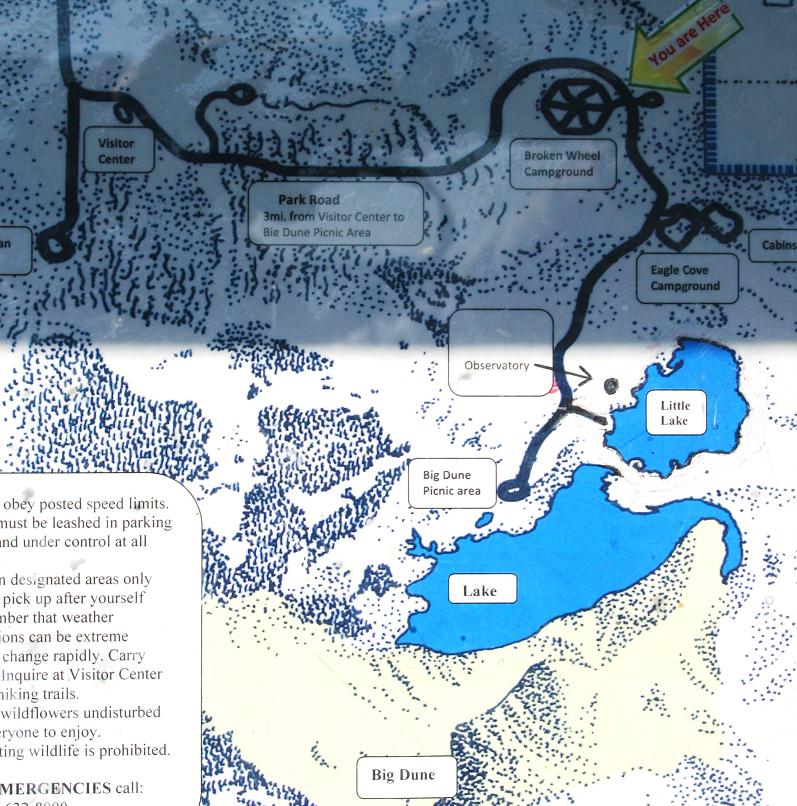 map of bruneau dunes state park near bruneau idaho